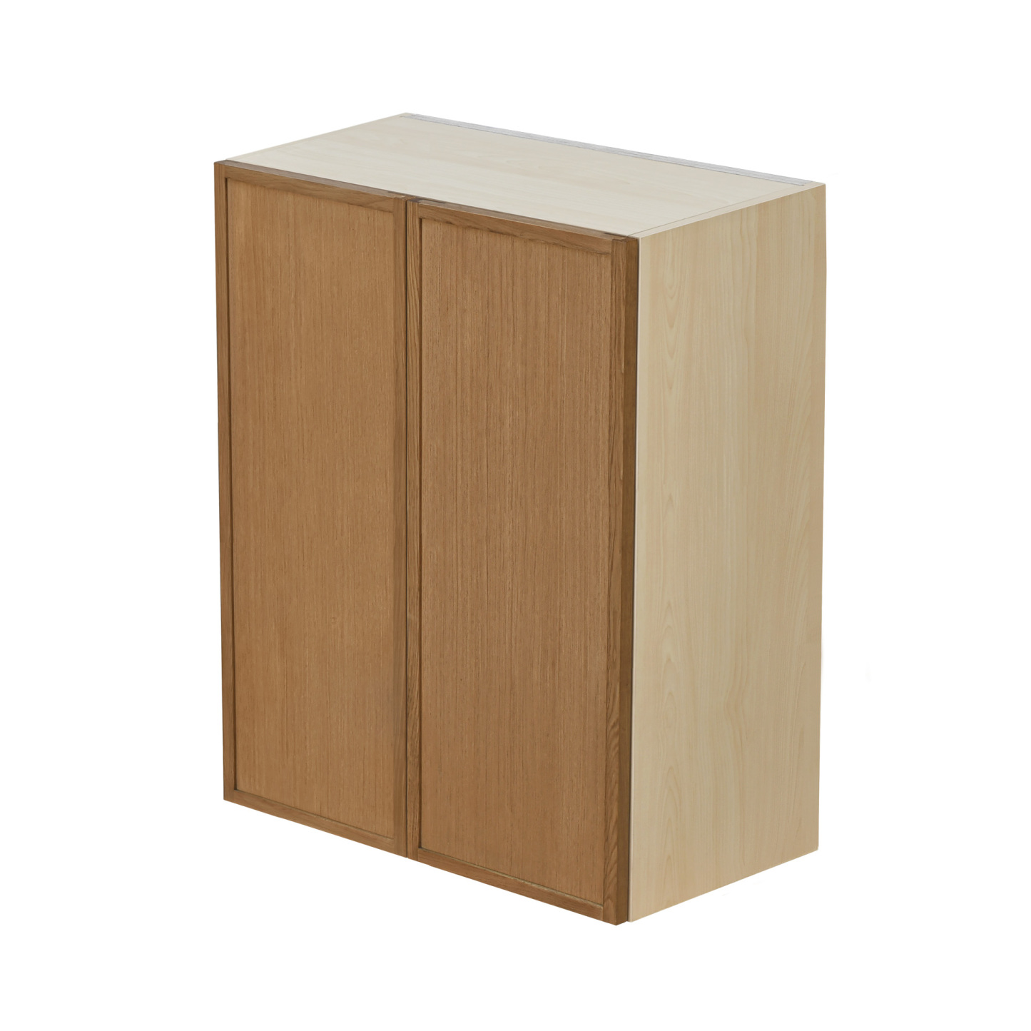 Shady Slim Oak Shaker - 24"W × 36"H Standard Wall Cabinet
