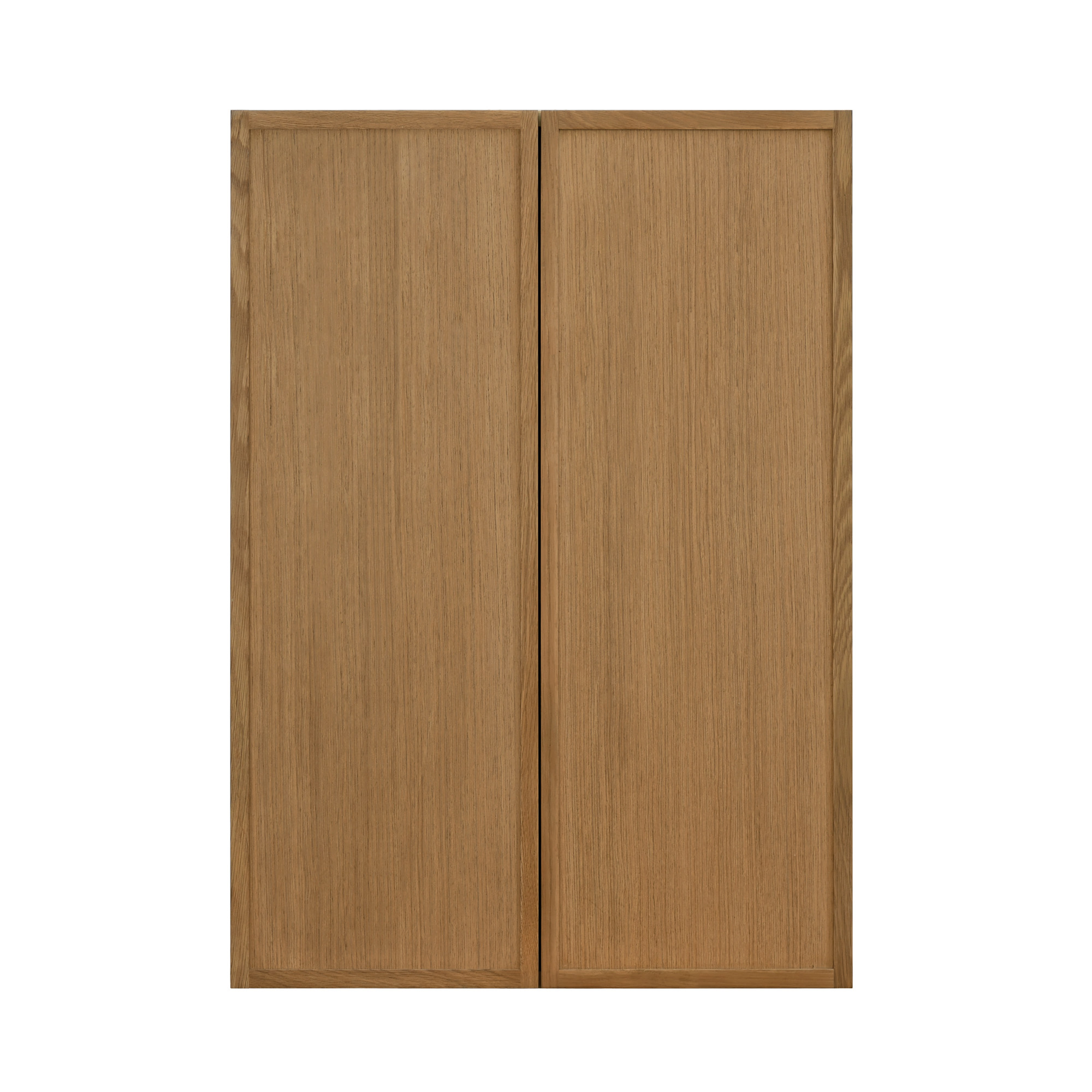 Shady Slim Oak Shaker - 24"W × 36"H Standard Wall Cabinet