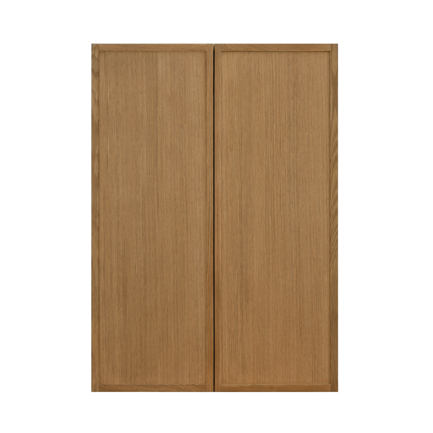 Shady Slim Oak Shaker - 24"W × 36"H Standard Wall Cabinet