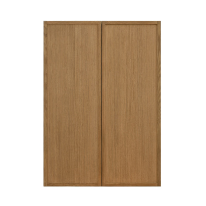 Shady Slim Oak Shaker - 24"W × 36"H Standard Wall Cabinet