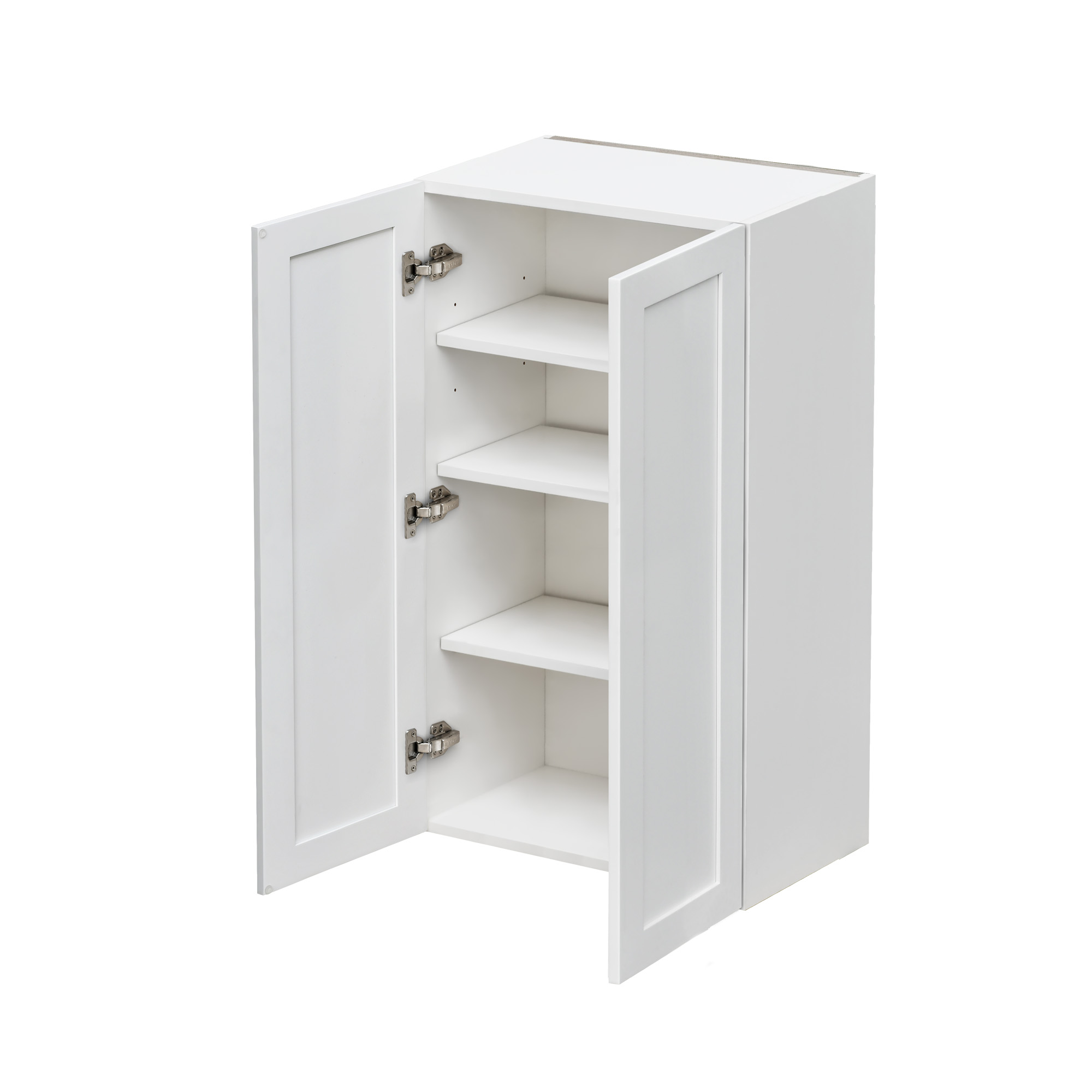 Mallorca White Shaker - 24"W × 36"H Standard Wall Cabinet
