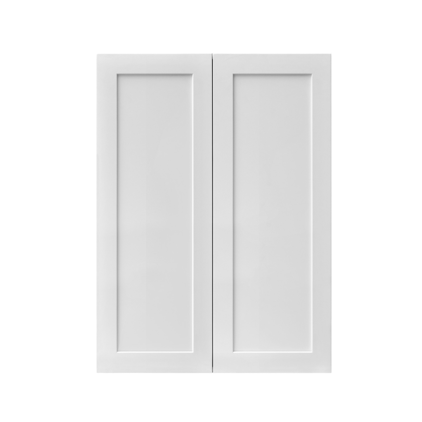 Mallorca White Shaker - 24"W × 36"H Standard Wall Cabinet