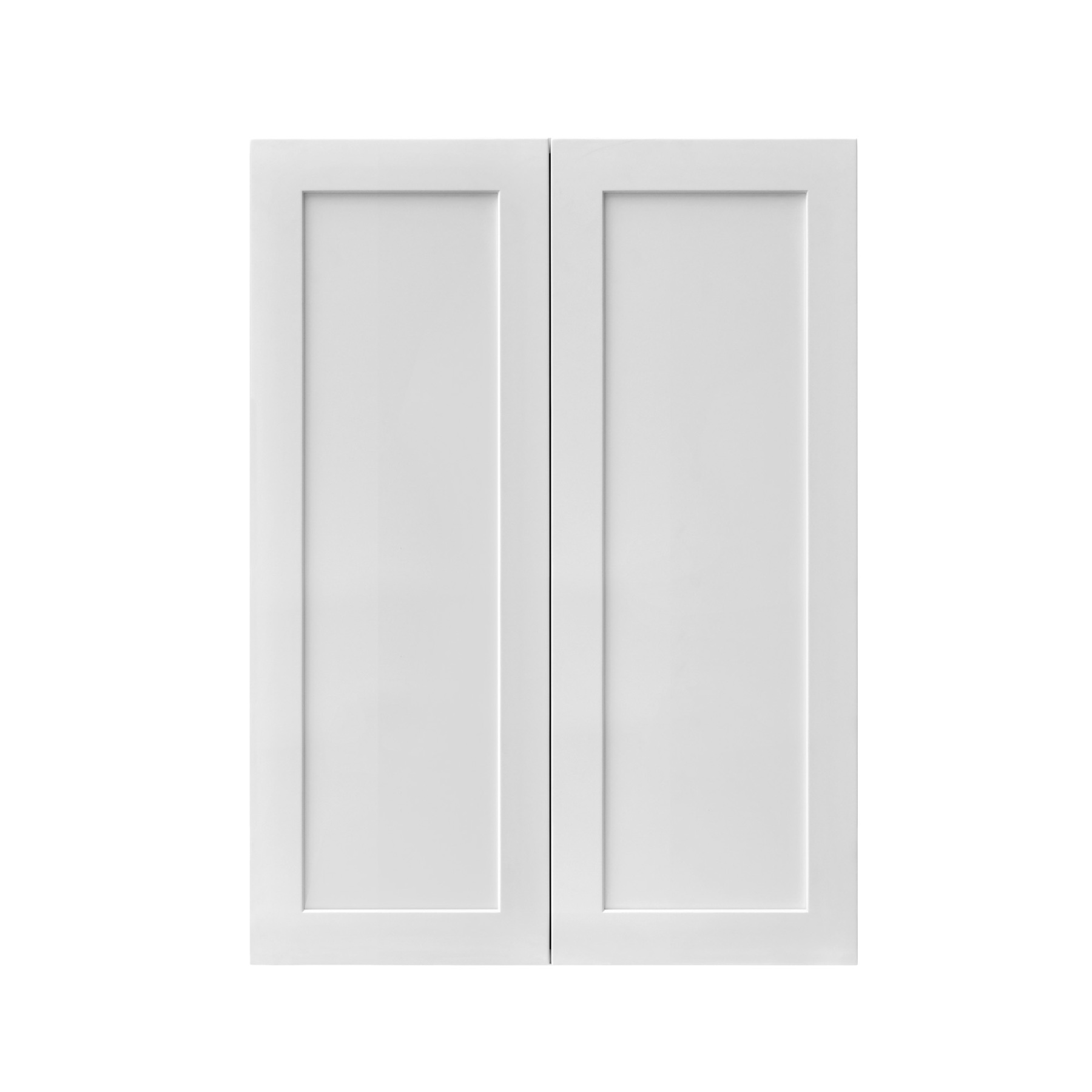 Mallorca White Shaker - 24"W × 36"H Standard Wall Cabinet