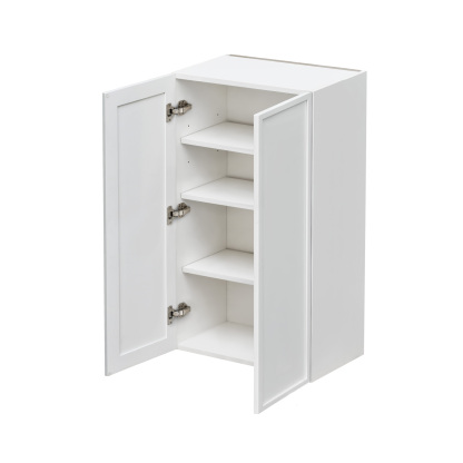 Shady Slim White Shaker - 24"W × 36"H Standard Wall Cabinet