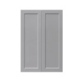 Mallroca Dolphin Gray Shaker - 24"W × 42"H Standard Wall Cabinet