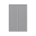 Shady Gray Slim Shaker - 24"W × 42"H Standard Wall Cabinet