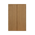 Shady Slim Oak Shaker - 24"W × 42"H Standard Wall Cabinet