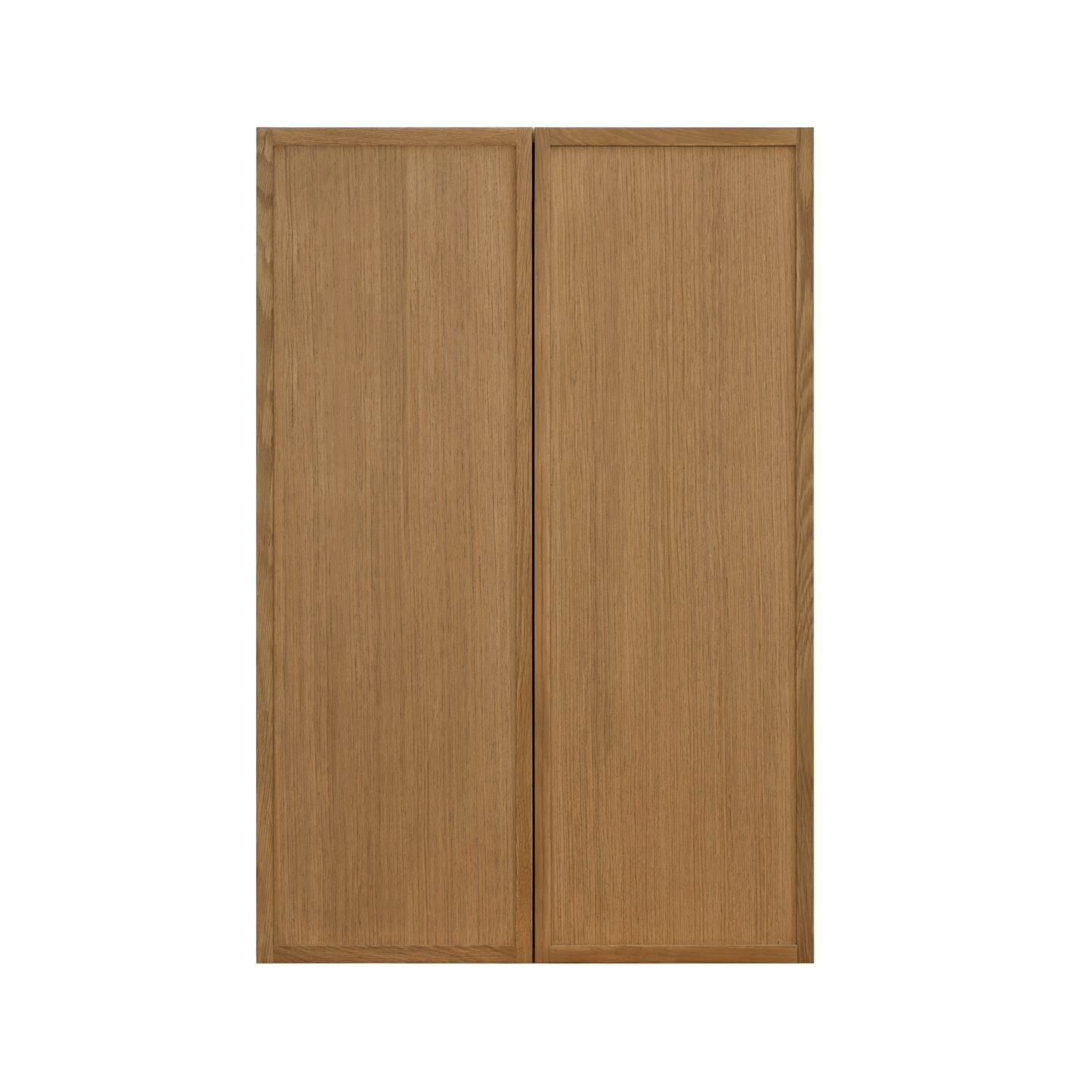 Shady Slim Oak Shaker - 24"W × 42"H Standard Wall Cabinet