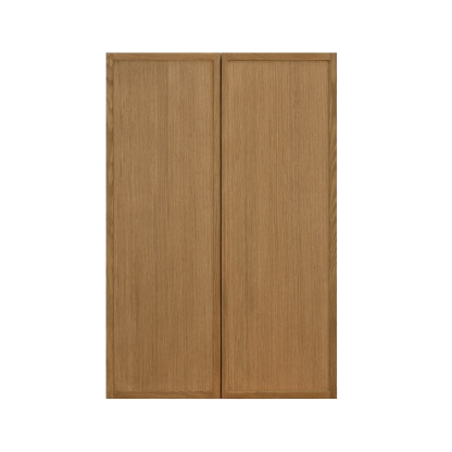 Shady Slim Oak Shaker - 24"W × 42"H Standard Wall Cabinet