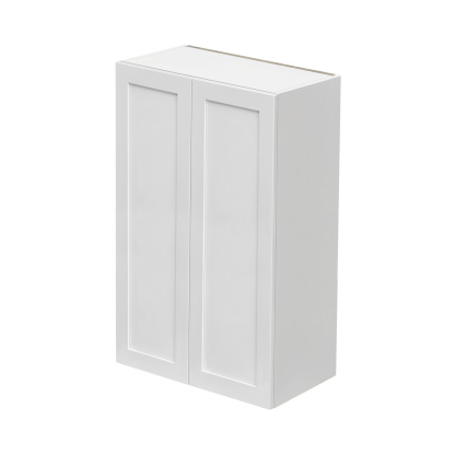 Mallorca White Shaker - 24"W × 42"H Standard Wall Cabinet