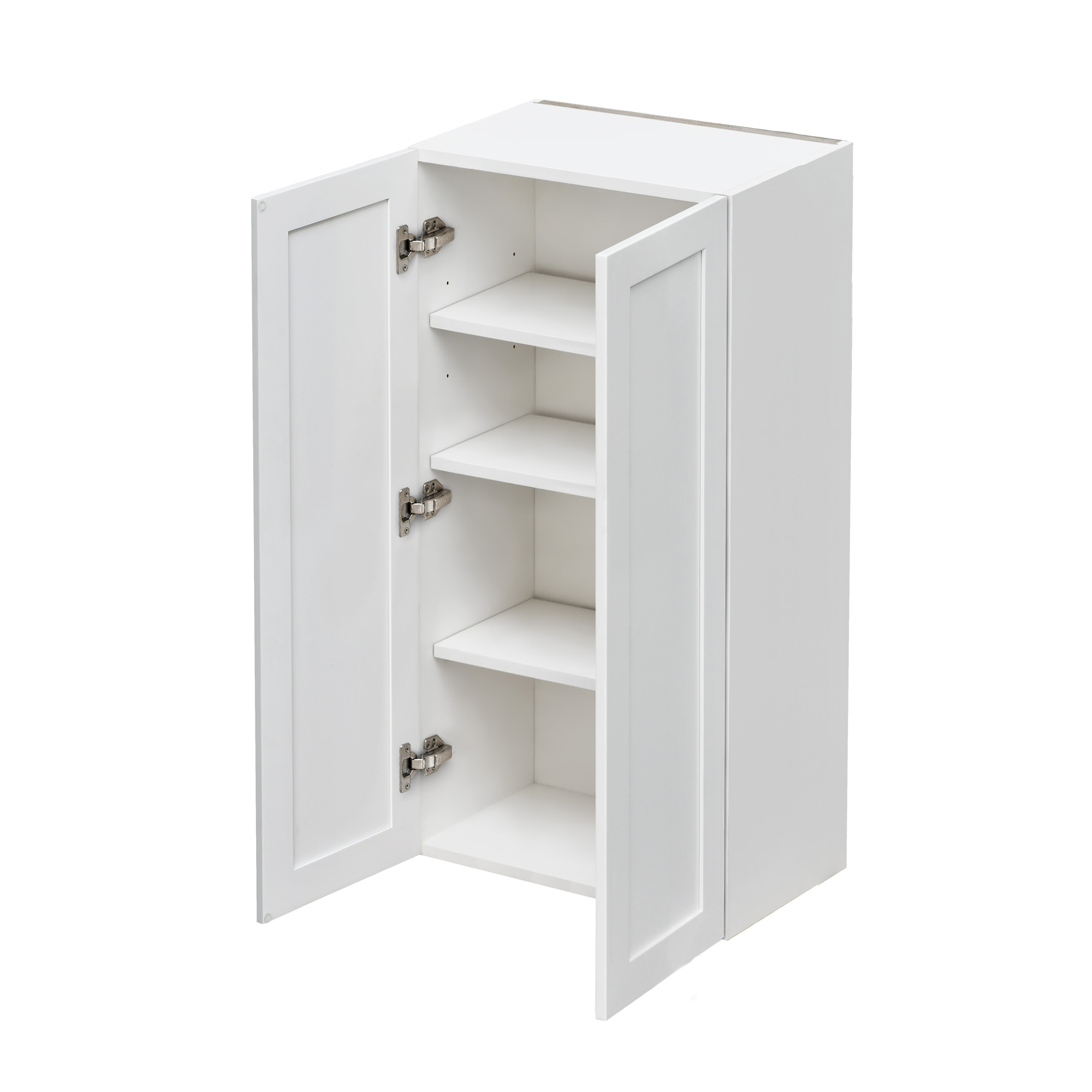 Mallorca White Shaker - 24"W × 42"H Standard Wall Cabinet