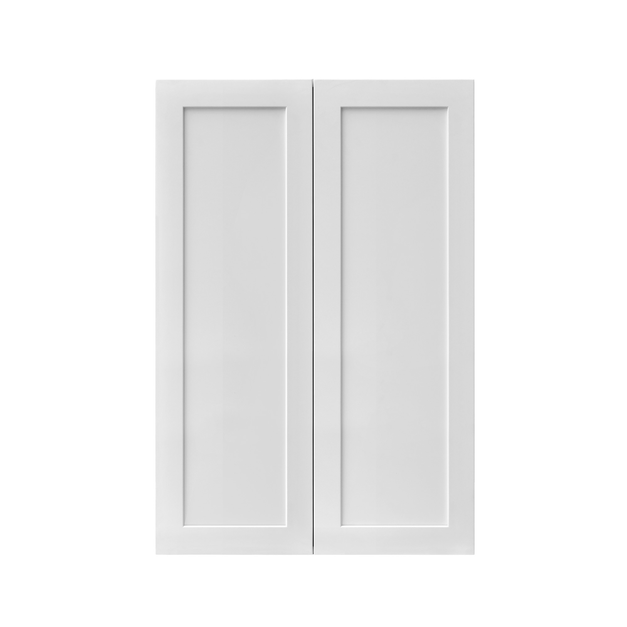 Mallorca White Shaker - 24"W × 42"H Standard Wall Cabinet