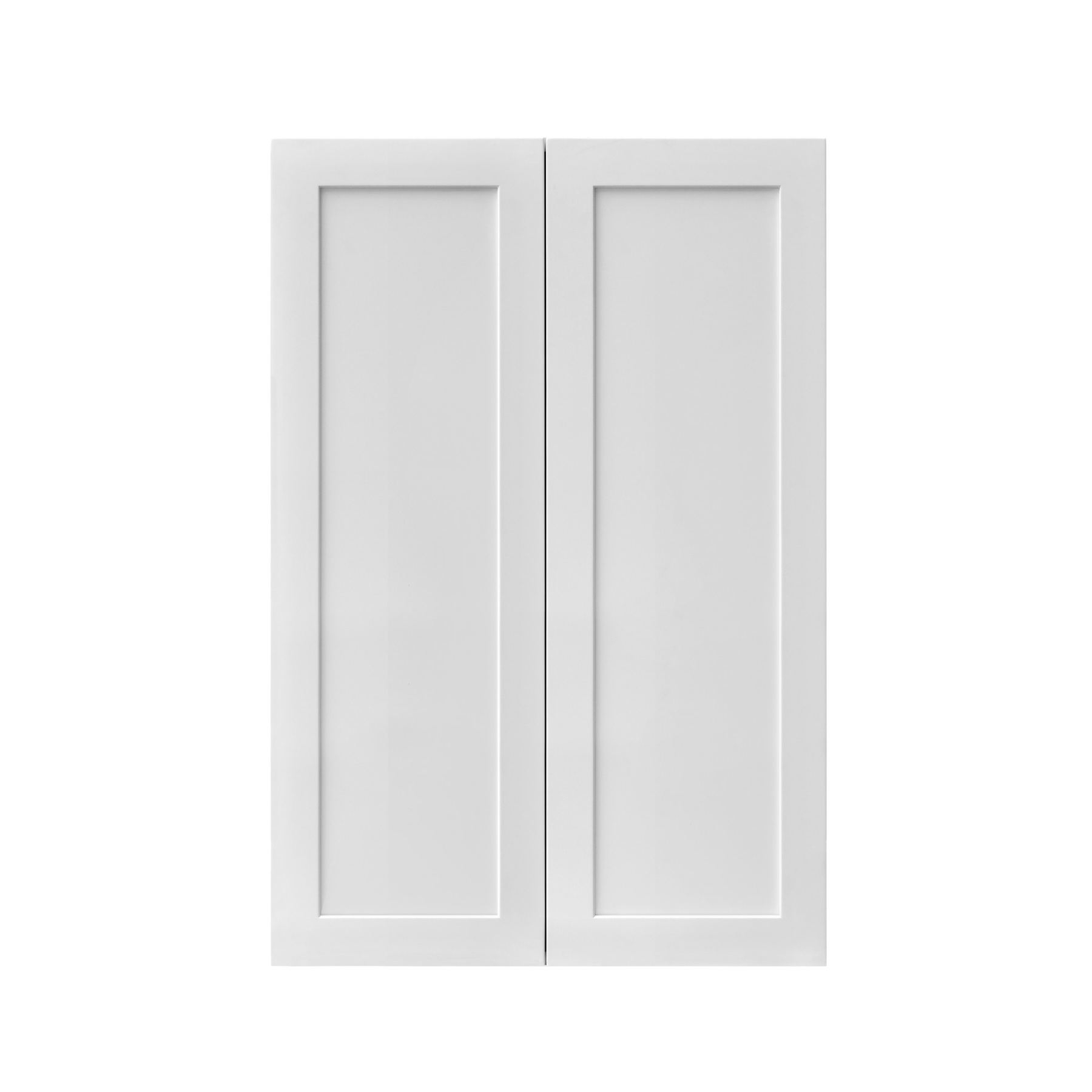Mallorca White Shaker - 24"W × 42"H Standard Wall Cabinet
