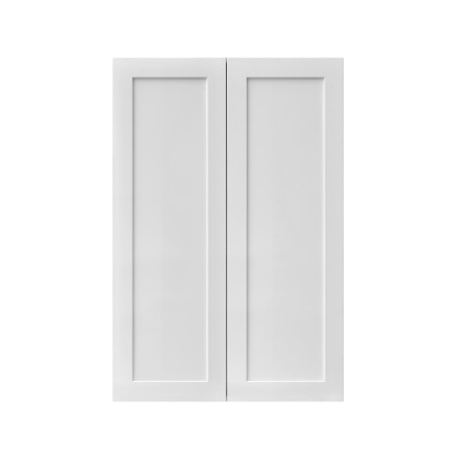 Mallorca White Shaker - 24"W × 42"H Standard Wall Cabinet
