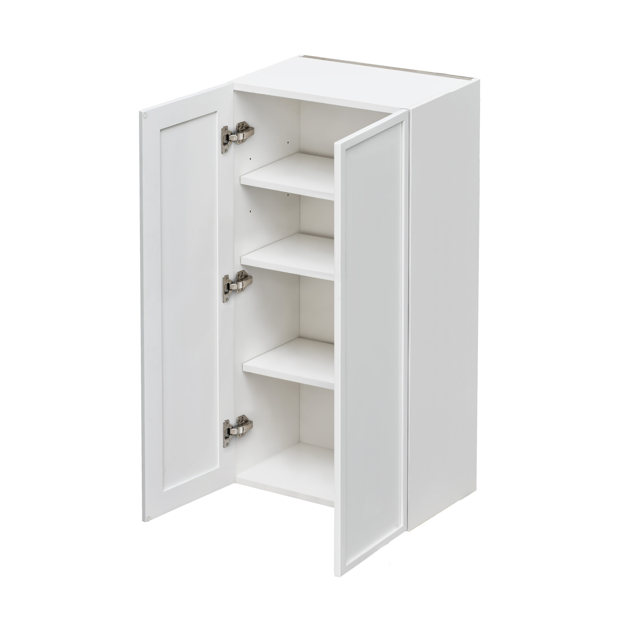 Shady Slim White Shaker - 24"W × 42"H Standard Wall Cabinet