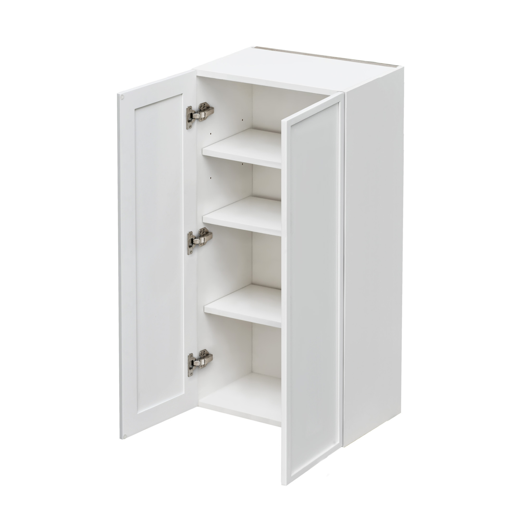 Shady Slim White Shaker - 24"W × 42"H Standard Wall Cabinet