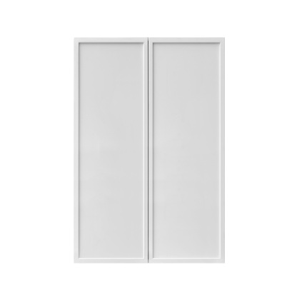Shady Slim White Shaker - 24"W × 42"H Standard Wall Cabinet