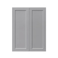 Mallroca Dolphin Gray Shaker - 27"W × 36"H Standard Wall Cabinet