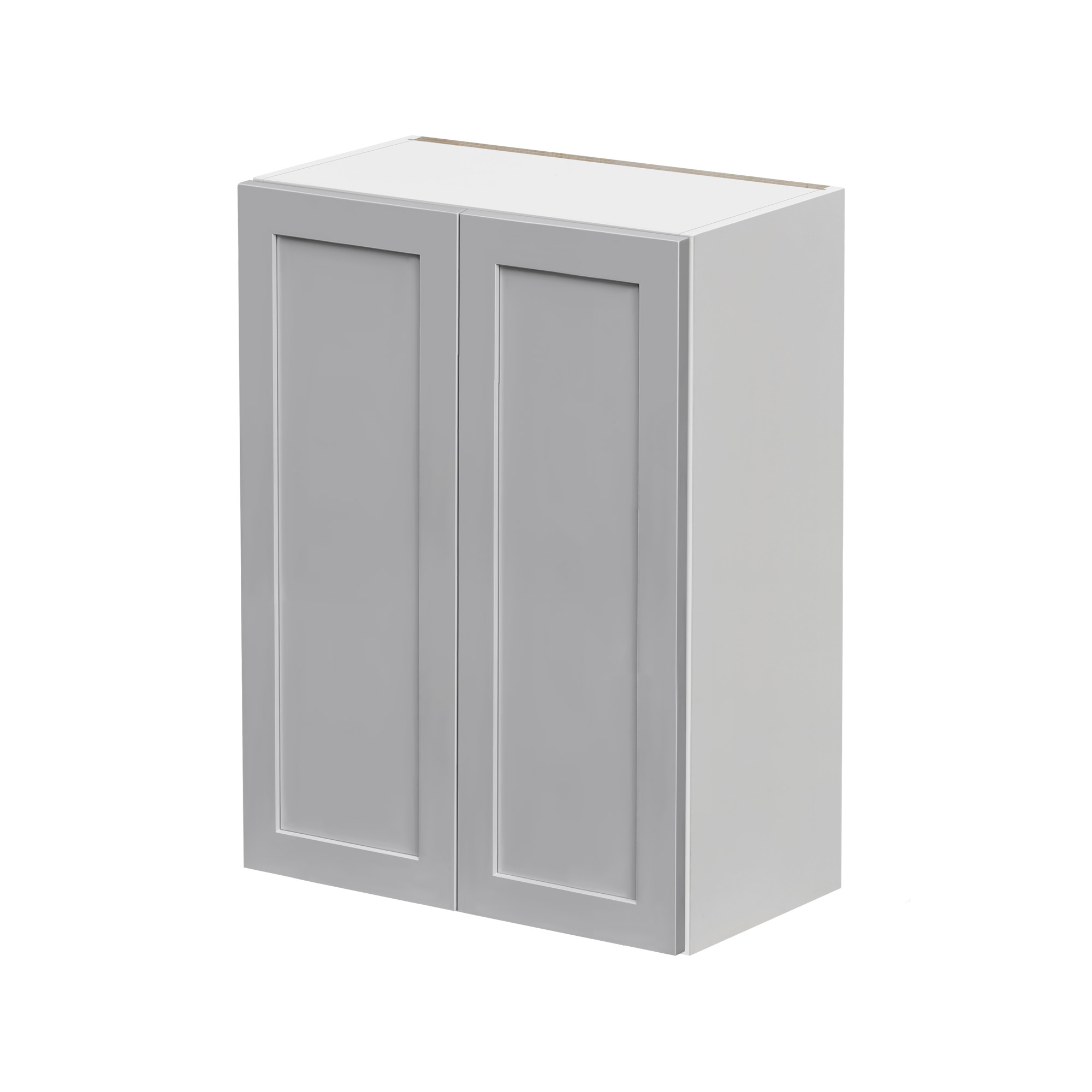 Mallroca Dolphin Gray Shaker - 27"W × 36"H Standard Wall Cabinet