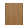 Shady Slim Oak Shaker - 27"W × 36"H Standard Wall Cabinet