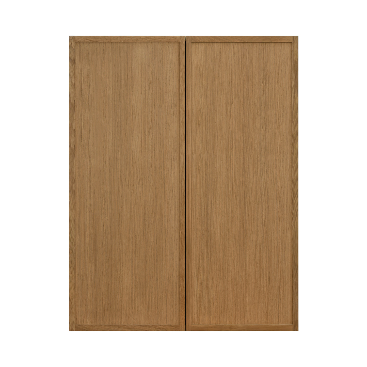 Shady Slim Oak Shaker - 27"W × 36"H Standard Wall Cabinet