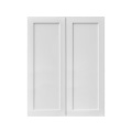 Mallorca White Shaker - 27"W × 36"H Standard Wall Cabinet