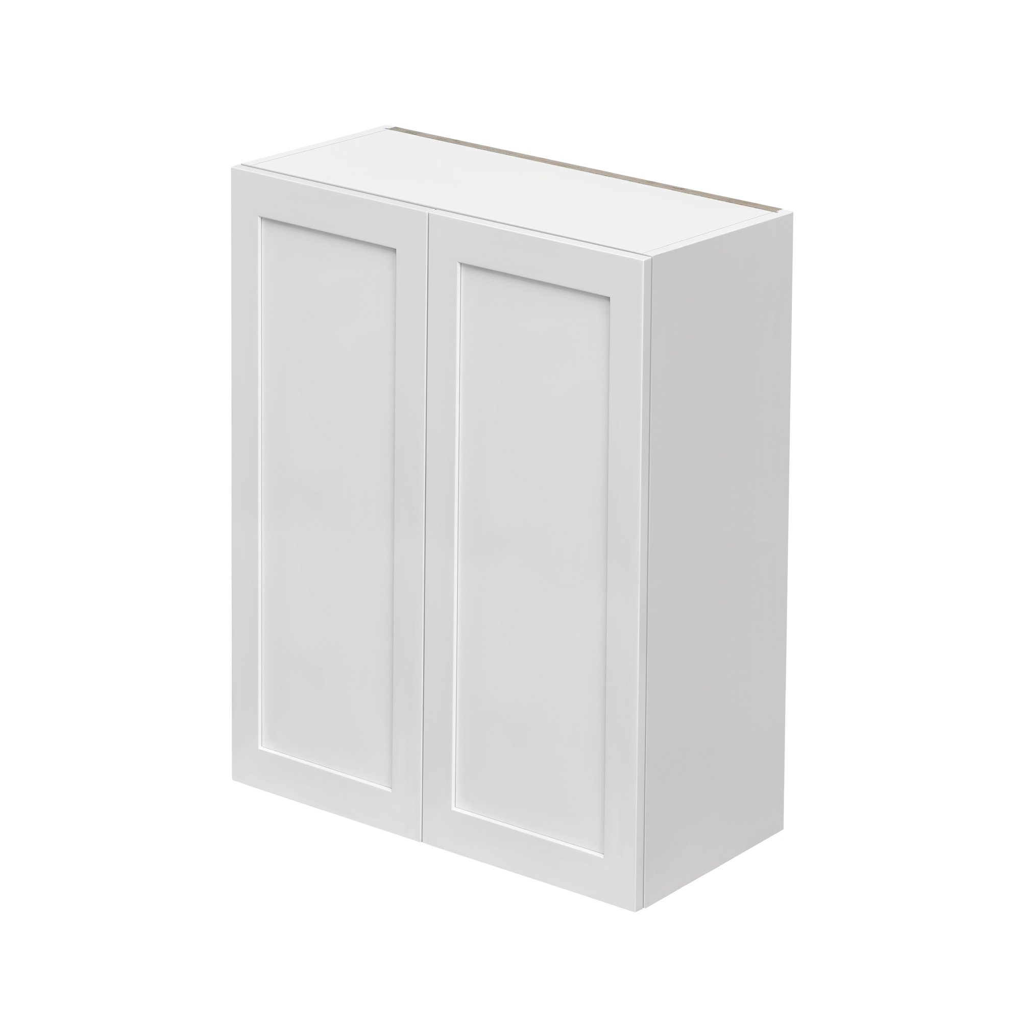 Mallorca White Shaker - 27"W × 36"H Standard Wall Cabinet