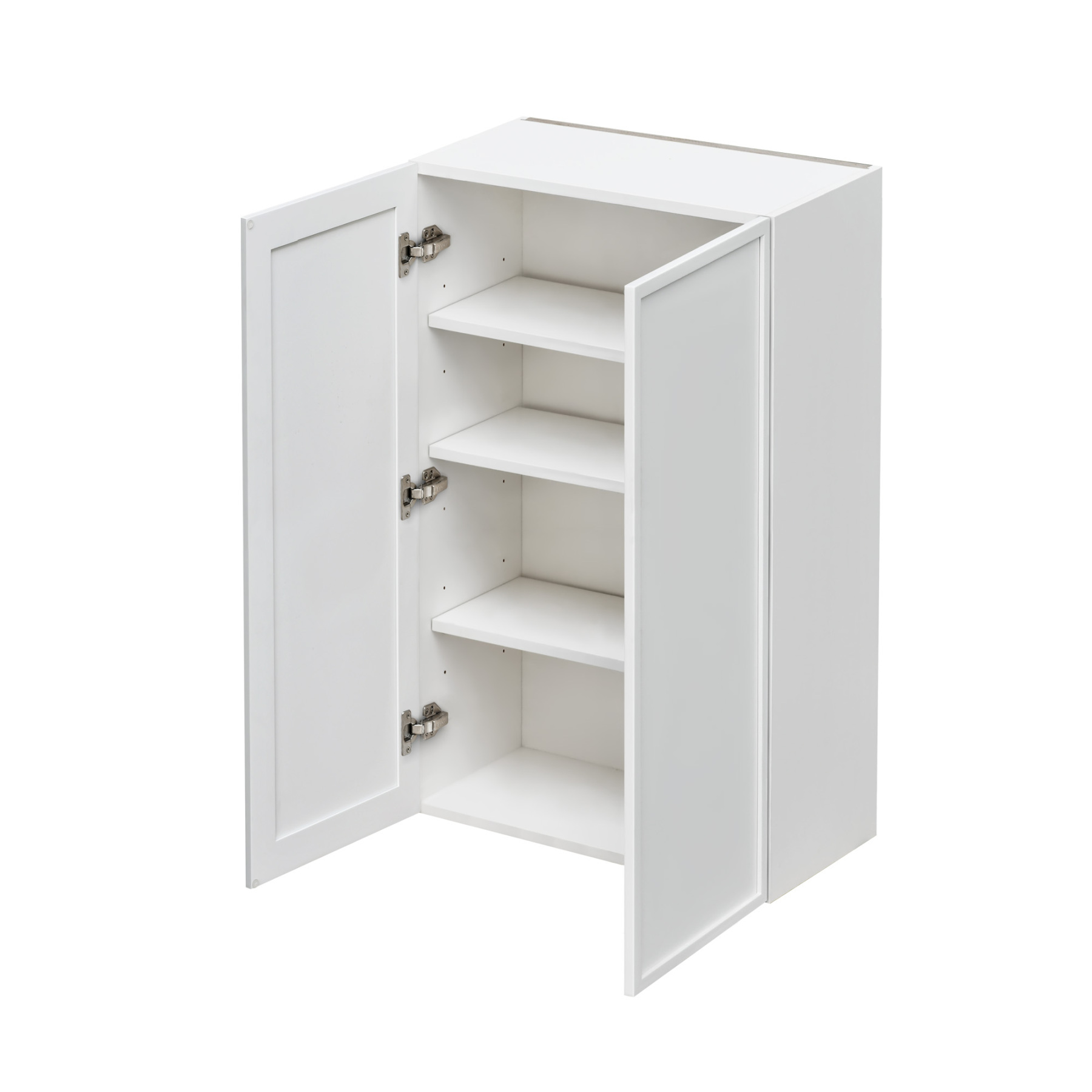 Shady Slim White Shaker - 27"W × 36"H Standard Wall Cabinet