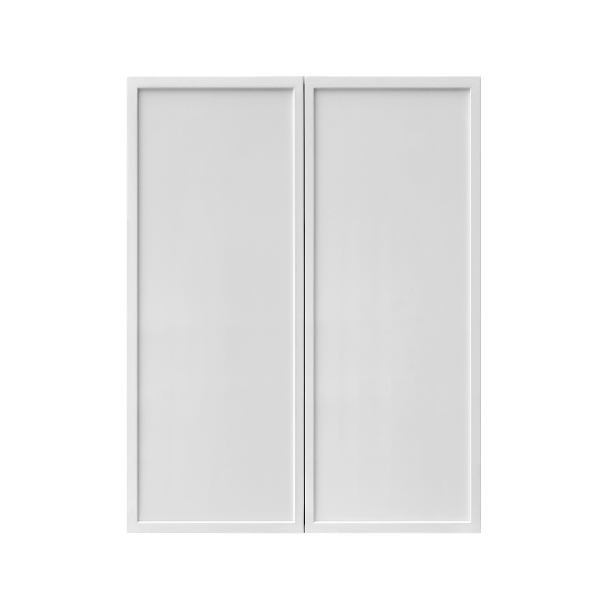 Shady Slim White Shaker - 27"W × 36"H Standard Wall Cabinet