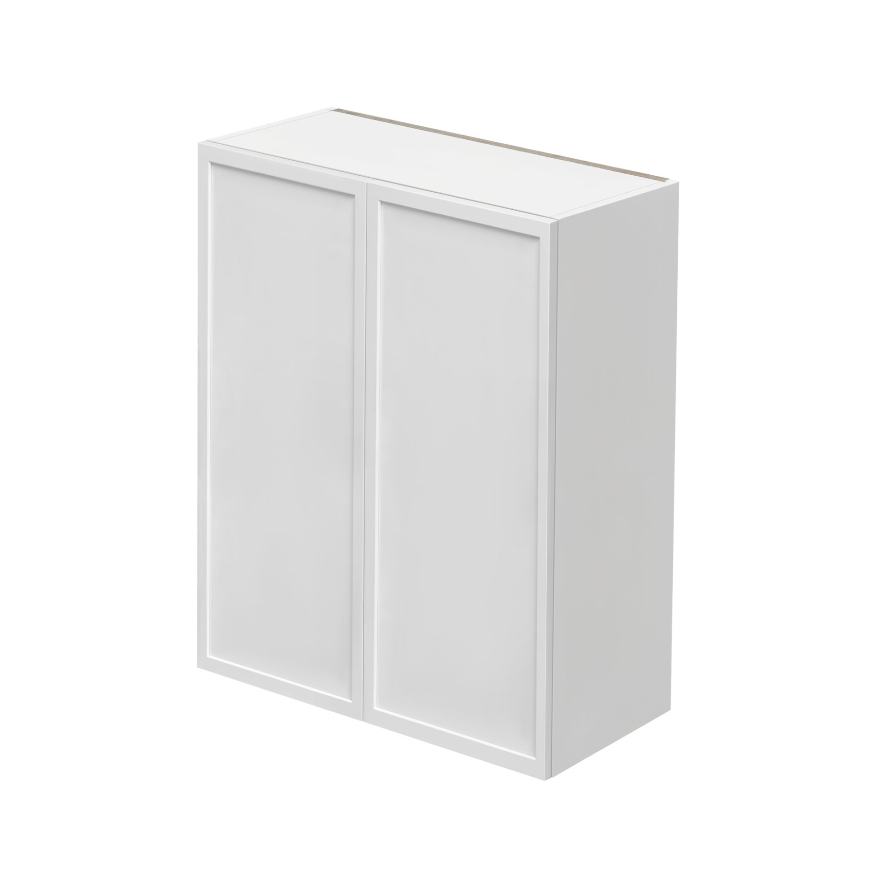 Shady Slim White Shaker - 27"W × 36"H Standard Wall Cabinet
