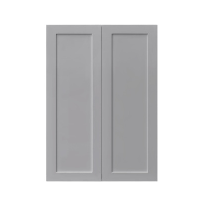 Mallroca Dolphin Gray Shaker - 27"W × 42"H Standard Wall Cabinet