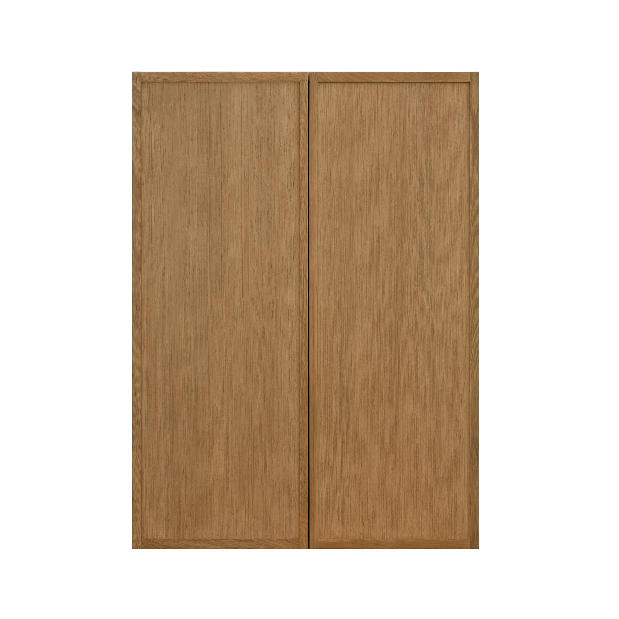 Shady Slim Oak Shaker - 27"W × 42"H Standard Wall Cabinet