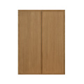 Shady Slim Oak Shaker - 27"W × 42"H Standard Wall Cabinet