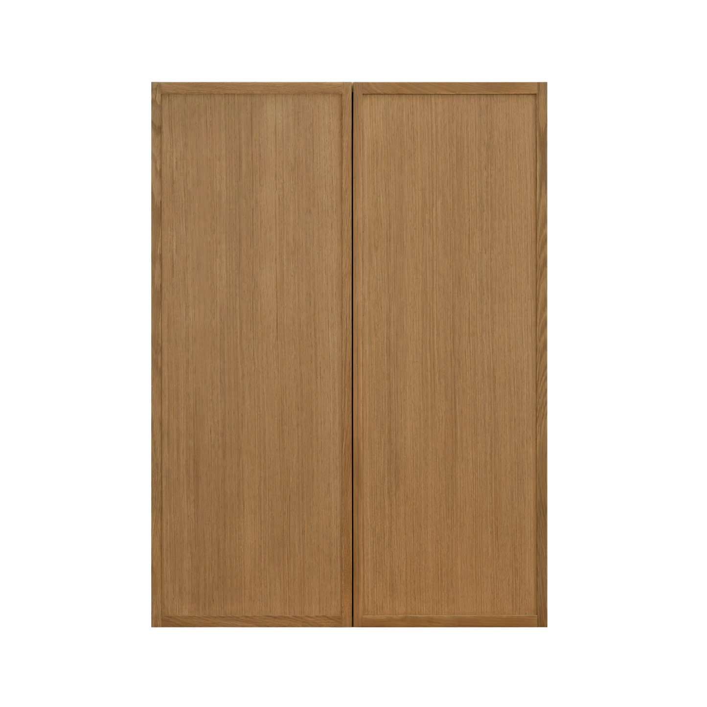 Shady Slim Oak Shaker - 27"W × 42"H Standard Wall Cabinet