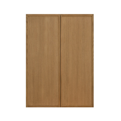 Shady Slim Oak Shaker - 27"W × 42"H Standard Wall Cabinet