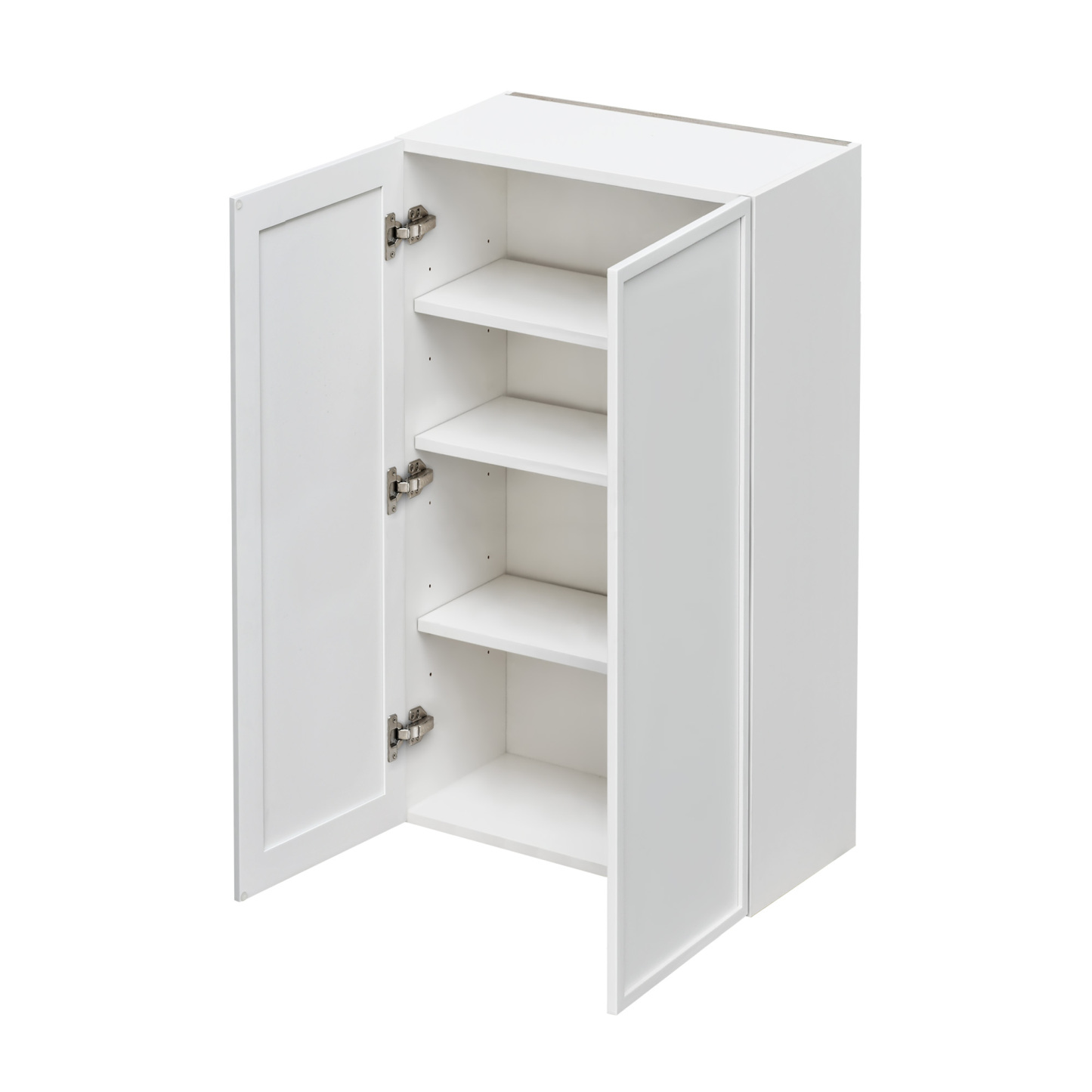Shady Slim White Shaker - 27"W × 42"H Standard Wall Cabinet