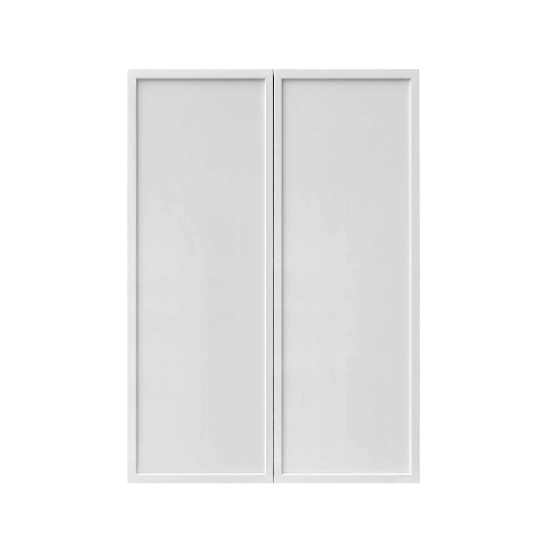 Shady Slim White Shaker - 27"W × 42"H Standard Wall Cabinet