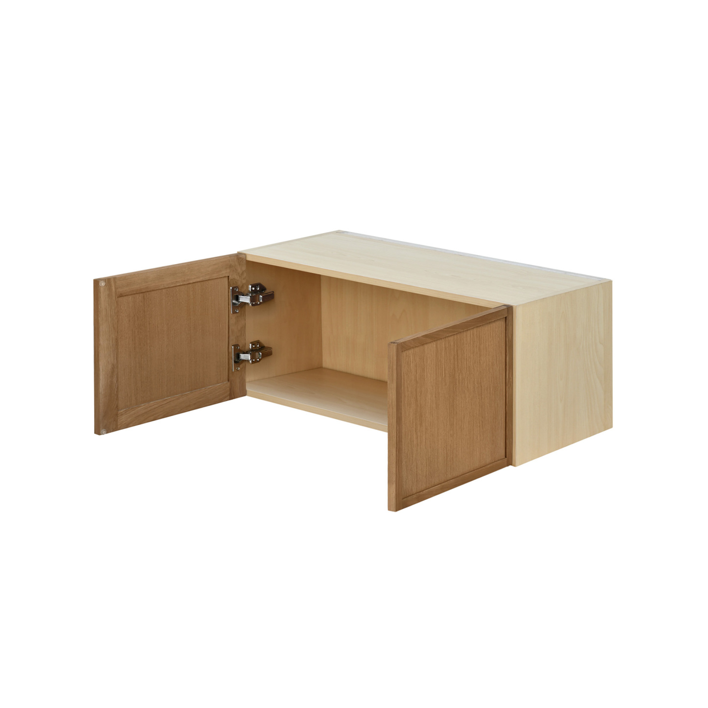 Natural Box Oak Slim - 30"W × 12"H Standard Wall Cabinet 2-Doors