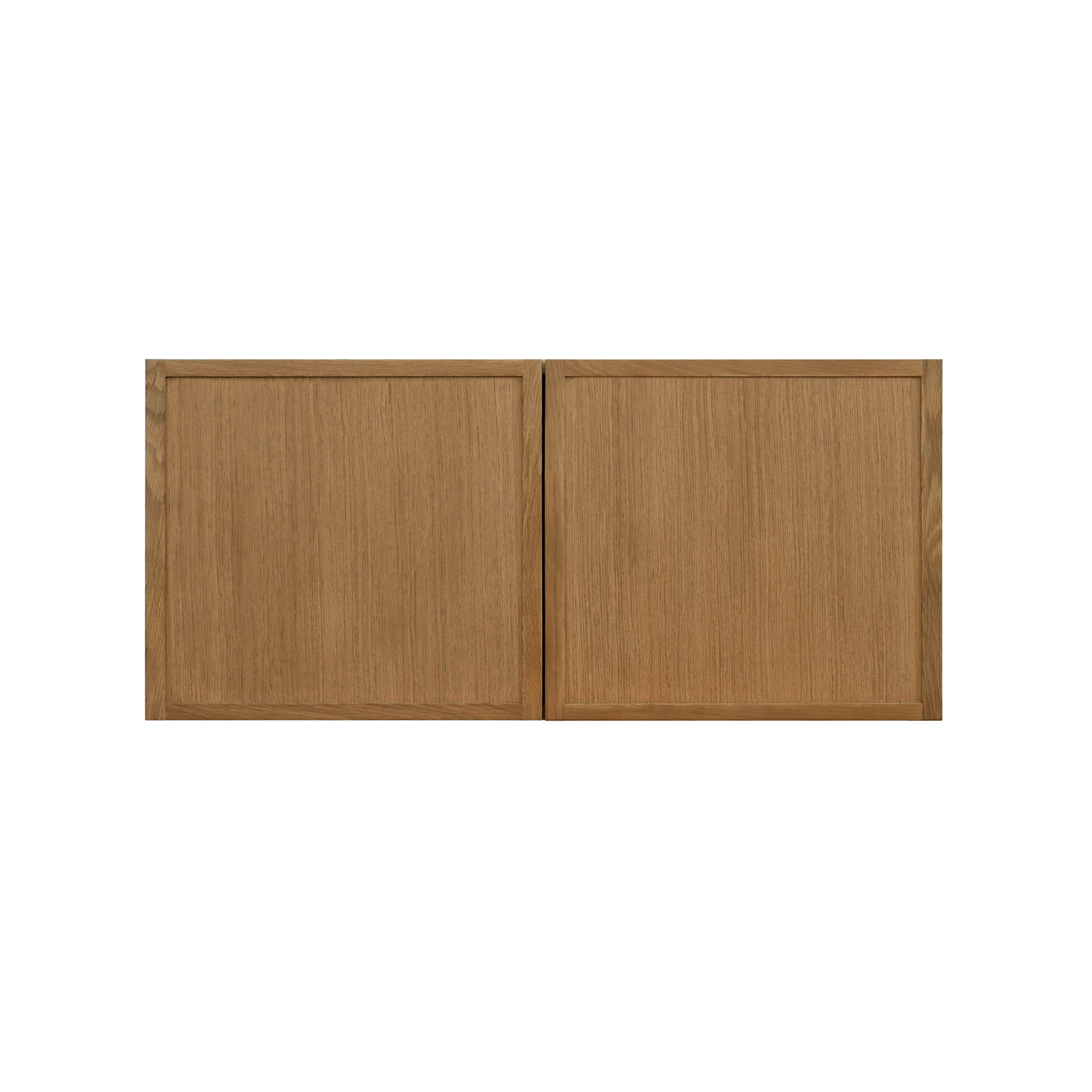 Natural Box Oak Slim - 30"W × 12"H Standard Wall Cabinet 2-Doors