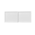 Slim White Shaker - 30"W × 12"H Standard Wall Cabinet 2-Doors