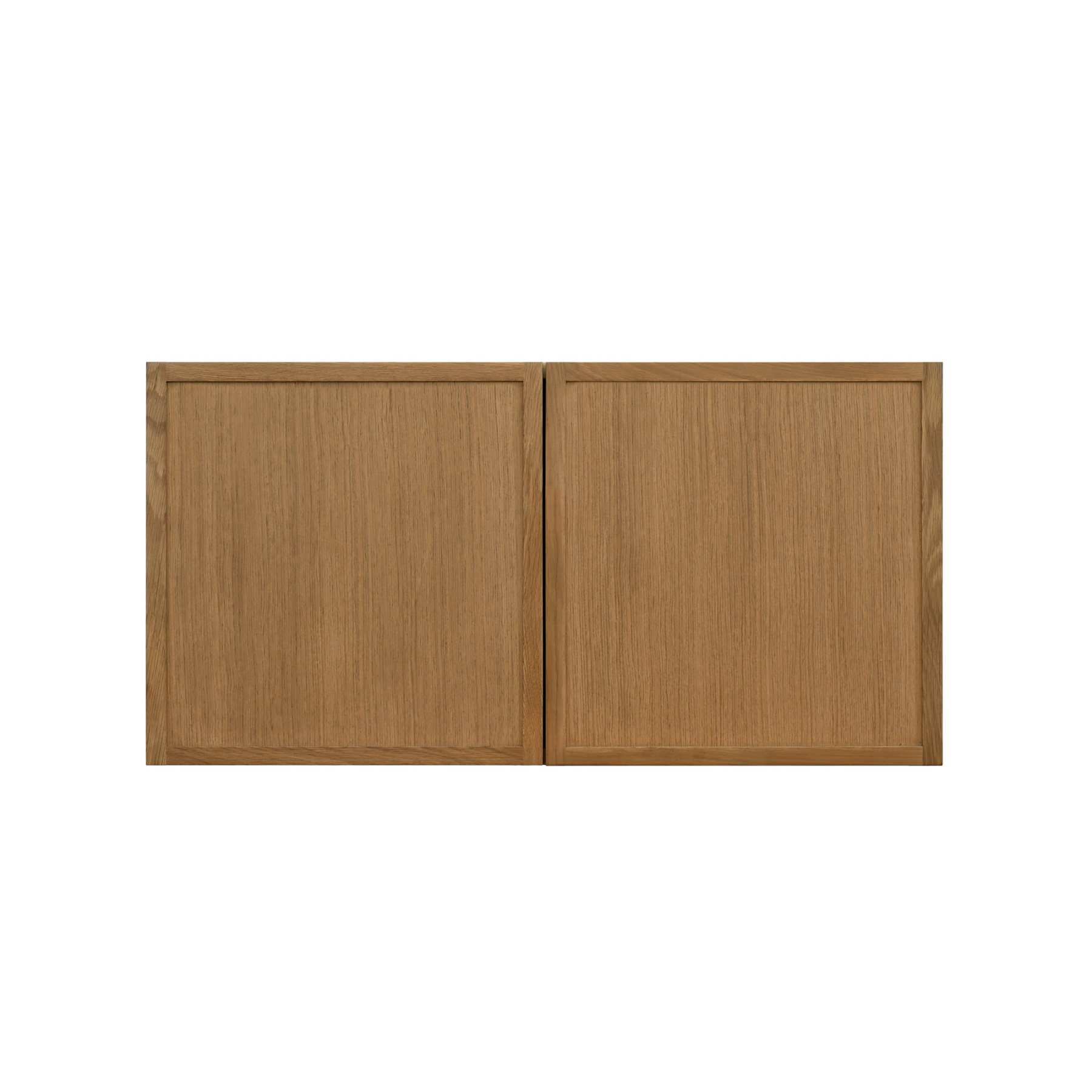 Natural Box Oak Slim - 30"W × 15"H Standard Wall Cabinet 2-Doors