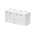 White Shaker - 30"W × 15"H Standard Wall Cabinet 2-Doors