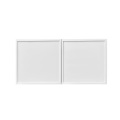 Slim White Shaker - 30"W × 15"H Standard Wall Cabinet 2-Doors