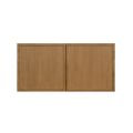 Shady Slim Oak - 30"W × 15"H Deep (24") Wall Bridge Cabinet 2-Doors 1-Adjustable shelf