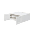 White Shaker - 30"W × 15"H Deep (24") Wall Bridge Cabinet 2-Doors 1-Adjustable shelf