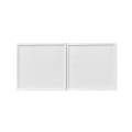 Slim White Shaker - 30"W × 15"H Deep (24") Wall Bridge Cabinet 2-Doors 1-Adjustable shelf