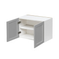White Box Gray Shaker - 30"W × 18"H Standard Wall Cabinet 2-Doors 1-Adjustable shelf