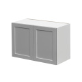 White Box Gray Shaker - 30"W × 18"H Standard Wall Cabinet 2-Doors 1-Adjustable shelf