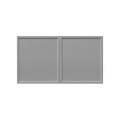 White Box Gray Slim - 30"W × 18"H Standard Wall Cabinet 2-Doors 1-Adjustable shelf