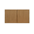 Shady Slim Oak - 30"W × 18"H Standard Wall Cabinet 2-Doors 1-Adjustable shelf